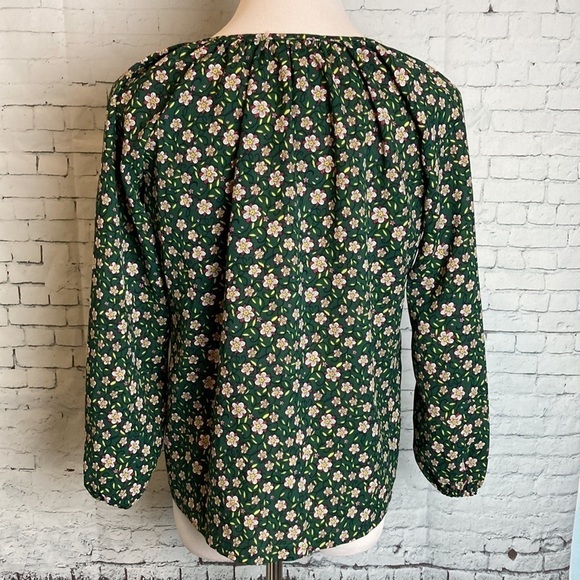 Mini Mignon Balloon Sleeve Blouse Kids Sz 12 French Girl Chic Feminine Paris - Picture 6 of 13